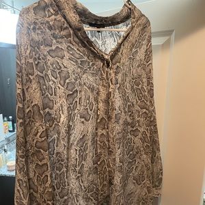 Snake Pattern Blouse